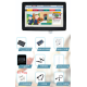 Display LCD com touch capacitivo 10,1'' 1024x600 com interfaces HDMI, VGA e AV em carca&ccedil;a protetora, compat&iacute;vel com Raspberry Pi - Thumb - 1