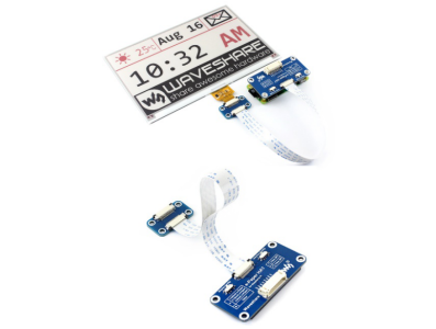 Placa driver SPI para HAT E-Paper Naked Screen compat&iacute;vel com Raspberry Pi Zero, Zero W, Pi 3, Pi 4, Arduino e Nucleo - Imagem 1