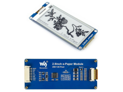 M&oacute;dulo e-Paper 2,9 polegadas E-Ink - Imagem 1