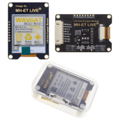 M&oacute;dulo E-Ink 1,54'' 200&times;200 com interface SPI compat&iacute;vel com Arduino, STM, Raspberry Pi e ESP32