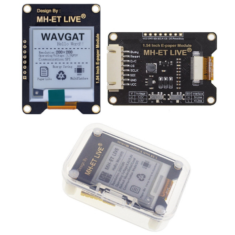 M&oacute;dulo E-Paper / E-Ink 1,54 polegadas 200&times;200 com suporte SPI para Arduino, STM, Raspberry Pi e ESP32