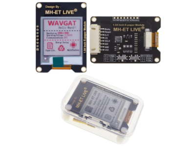 M&oacute;dulo E-paper/E-Ink 1,54 polegadas 200&times;200 SPI compat&iacute;vel com Arduino, STM, Raspberry Pi e ESP32 - Imagem 1