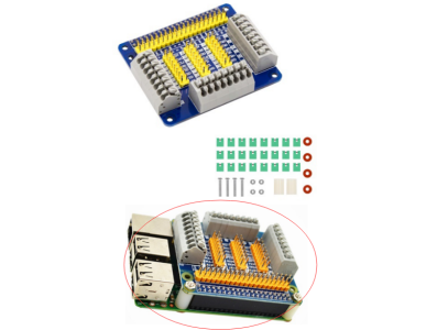 Placa de expans&atilde;o GPIO multifuncional com coluna fixa de nylon e ponteira jumper para Raspberry Pi 4B/3B/3B+ - Imagem 7