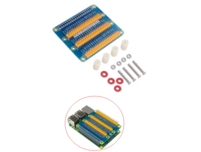 Placa de Expans&atilde;o GPIO 1 para 3 com Fixa&ccedil;&atilde;o por Parafuso para Raspberry Pi 3/4 - Imagem 7