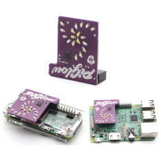 Placa de expans&atilde;o PiGlow colorida para Raspberry Pi 3B, 3B+ e Zero W