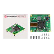 HAT PoE+ para Raspberry Pi compat&iacute;vel com 3B+ e 4B