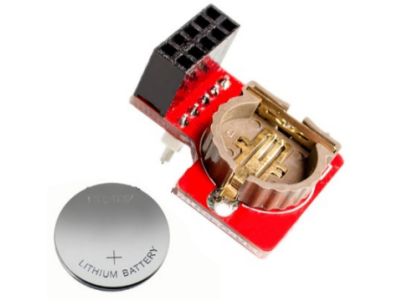 M&oacute;dulo RTC DS1307 (Rel&oacute;gio em Tempo Real) para Raspberry Pi e RP2040 I2C/IIC com bateria substitu&iacute;vel - Imagem 1