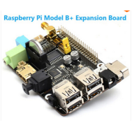 Placa de expans&atilde;o X200 para Raspberry Pi com sa&iacute;da VGA, entrada para microfone, sa&iacute;da de &aacute;udio est&eacute;reo e Wi‑Fi