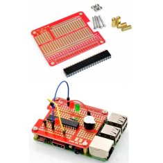 Placa Proto HAT DIY para Raspberry Pi 3/4B