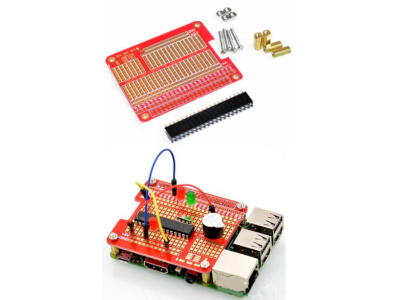 Placa Proto HAT DIY para Raspberry Pi 3/4B - Imagem 1