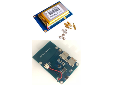Placa de expans&atilde;o de energia com bateria de l&iacute;tio 3,7 V 3800 mAh e dupla sa&iacute;da USB para Raspberry Pi e RP2040 - Imagem 7