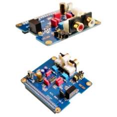 Placa de som HiFi DAC+ com porta I2S para Raspberry Pi