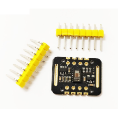M&oacute;dulo sensor MAX30102 preto para batimentos card&iacute;acos e ox&iacute;metro de pulso com pads de solda