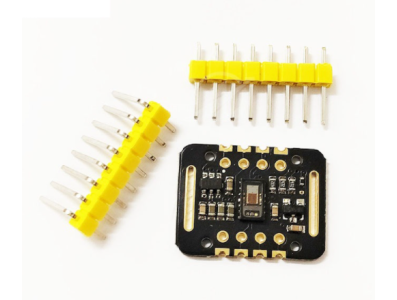 M&oacute;dulo sensor MAX30102 preto para batimentos card&iacute;acos e ox&iacute;metro de pulso com pads de solda - Imagem 1