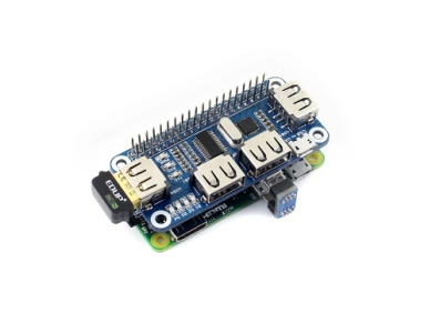 Waveshare Placa HUB de Expans&atilde;o USB para Porta Serial, compat&iacute;vel com Raspberry Pi e RP2040 - Imagem 7