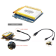 Placa UPS HAT com bateria de l&iacute;tio, suporta carga e descarga e exibe n&iacute;vel de energia para Raspberry Pi e RP2040 - Thumb - 1