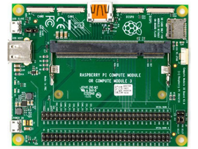 Placa de E/S Compute Module CMIO3 V3 Original Raspberry Pi - Imagem 1