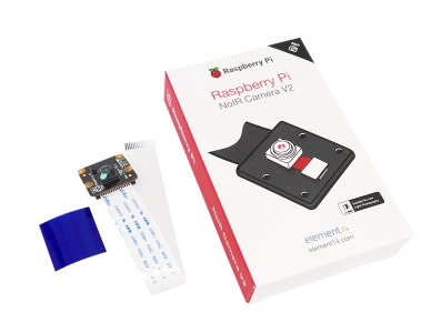 C&acirc;mera NoIR V2 E14 8 MP para Raspberry Pi, vis&atilde;o noturna, compat&iacute;vel com todas as placas Raspberry Pi - Imagem 1