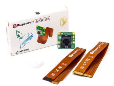 C&acirc;mera IA oficial com sensor Smart Vision IMX500, compat&iacute;vel com Raspberry Pi 5 - Imagem 1