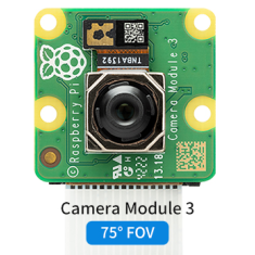 M&oacute;dulo de C&acirc;mera Raspberry Pi Camera Module 3, sensor Sony IMX708 12 MP, autofoco, campo de vis&atilde;o 75&deg;