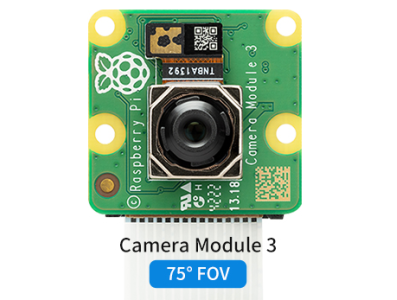 M&oacute;dulo de C&acirc;mera Raspberry Pi Camera Module 3, sensor Sony IMX708 12 MP, autofoco, campo de vis&atilde;o 75&deg; - Imagem 1