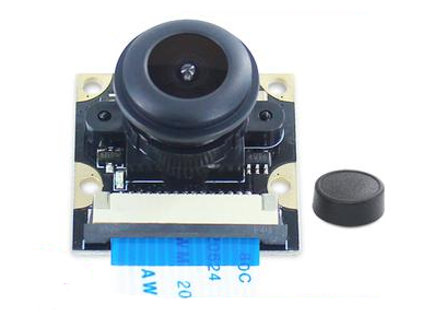 M&oacute;dulo de c&acirc;mera 5MP OV5647 com lente fisheye ajust&aacute;vel de &acirc;ngulo amplo vers&atilde;o noturna para Raspberry Pi 3 B+ - Imagem 1
