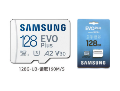 Cart&atilde;o MicroSD 128GB Samsung EVO Plus 160MB/s U3 A2 V30 - Imagem 1