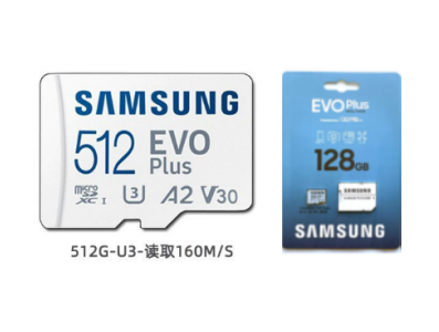 Cart&atilde;o microSD Samsung EVO Plus Original 512 GB 160 MB/s U3 A2 V30 - Imagem 1