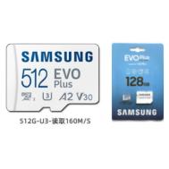 Cart&atilde;o microSD Samsung EVO Plus Original 512 GB 160 MB/s U3 A2 V30