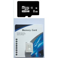 Cart&atilde;o microSD 8GB Classe 10 com embalagem de varejo e capacidade total