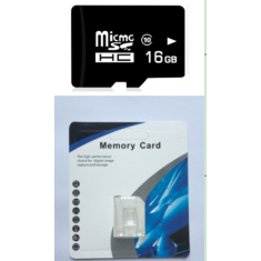 Cart&atilde;o Micro SD 16 GB Classe 10, embalagem varejo, capacidade total