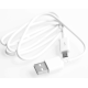 Cabo Micro USB 5 V 2,5 A Branco 0,8 m - Thumb - 1
