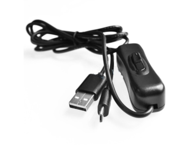 Cabo USB para Micro USB 5V 2,5A 1,5 m com interruptor liga/desliga e controle de energia, preto (tamanho do interruptor aleat&oacute;ri - Imagem 6