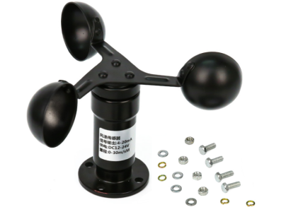 Sensor de Velocidade do Vento (Anem&ocirc;metro) transmissor com sa&iacute;da de corrente 4-20 mA sem cabo para Arduino - Imagem 1