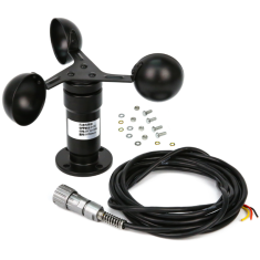 Sensor transmissor de velocidade do vento (anem&ocirc;metro) com sa&iacute;da de tens&atilde;o 0-5 V