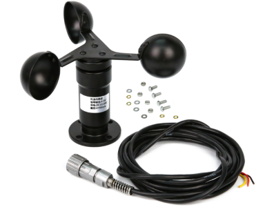 Sensor transmissor de velocidade do vento (anem&ocirc;metro) com sa&iacute;da de tens&atilde;o 0-5 V - Imagem 1