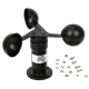 Sensor de velocidade do vento (anem&ocirc;metro) com sa&iacute;da de tens&atilde;o 0-5V, sem cabo, para Arduino - Thumb - 1