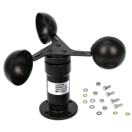 Sensor de velocidade do vento (anem&ocirc;metro) com sa&iacute;da de tens&atilde;o 0-5V, sem cabo, para Arduino