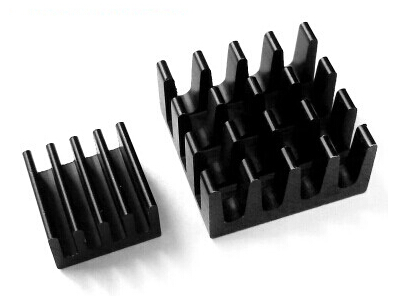 Kit de Dissipadores de Alum&iacute;nio Preto - Imagem 2
