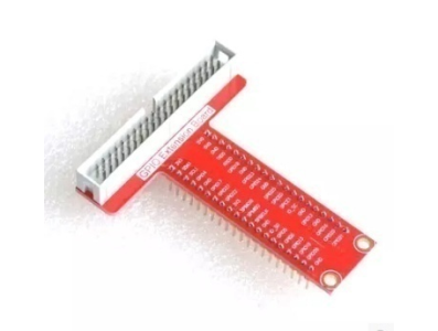 Placa extensora T-Type GPIO 40 pinos vermelha para Raspberry Pi e RP2040 - Imagem 1
