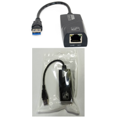 Adaptador de Rede Externo USB 3.0 Gigabit RJ45 10/100/1000 Mbps, compat&iacute;vel com Windows 7/8/XP/Vista, Android e Mac 10.9