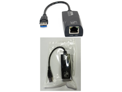 Adaptador de Rede Externo USB 3.0 Gigabit RJ45 10/100/1000 Mbps, compat&iacute;vel com Windows 7/8/XP/Vista, Android e Mac 10.9 - Imagem 1