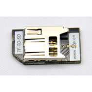 Placa adaptadora TF para SD, dourada, ejetor autom&aacute;tico