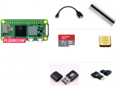 Kit Raspberry Pi Zero 2 W (Kit 2) - Imagem 1