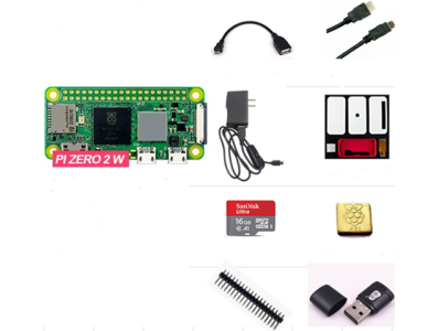Kit Raspberry Pi Zero 2 W 3 - Imagem 1