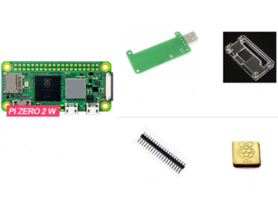 Kit Raspberry Pi Zero 2 W, vers&atilde;o 4 - Imagem 1