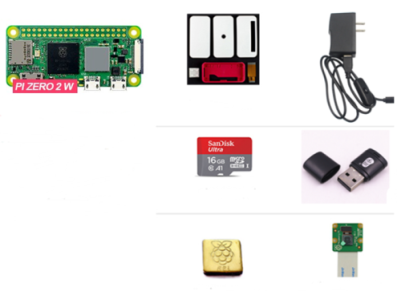 Kit Raspberry Pi Zero 2 W 7 - Imagem 1