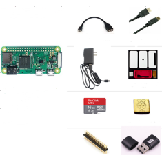 Kit Raspberry Pi Zero W 3 Plug EUA