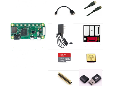 Raspberry Pi Zero W Kit 3 Plug AU - Imagem 1