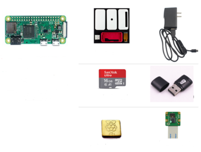 Kit Raspberry Pi Zero W 7 - Imagem 1